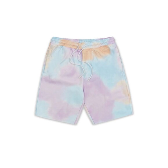Rue21 Tie Dye Knit Pastel Sweat Shorts Men’s Small Raw Hem 28x9 - Picture 2 of 3